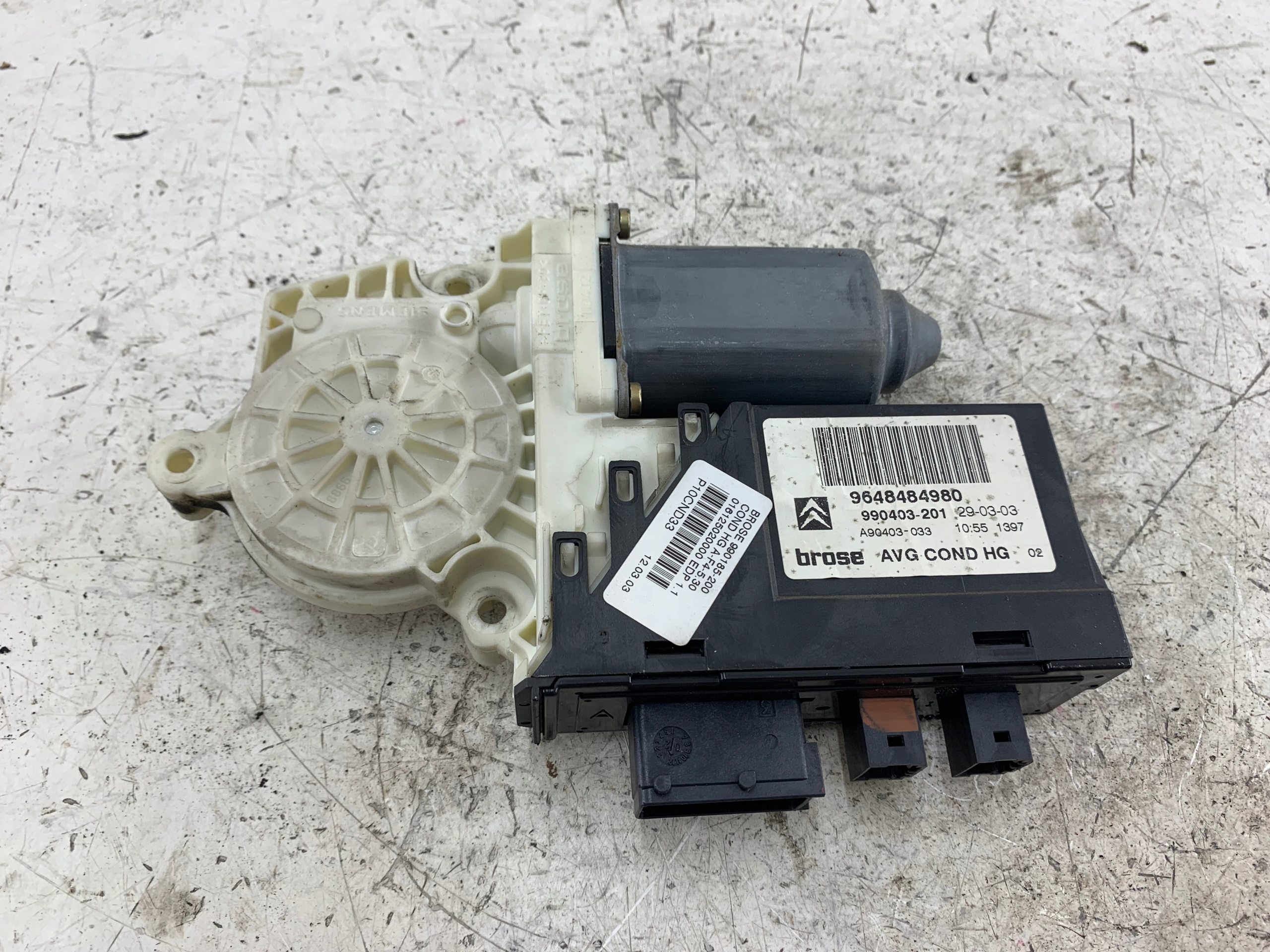 CITROEN C5 and mini motor windows left front 9648484980
