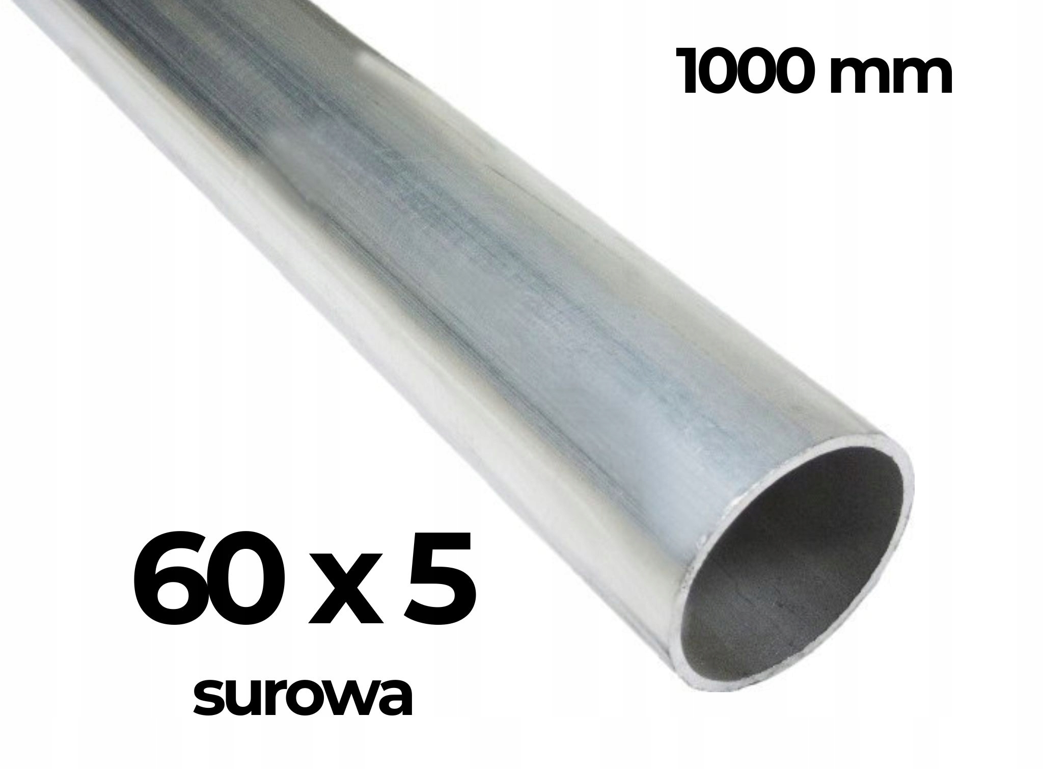 Rura aluminiowa Fi 60x5 100cm