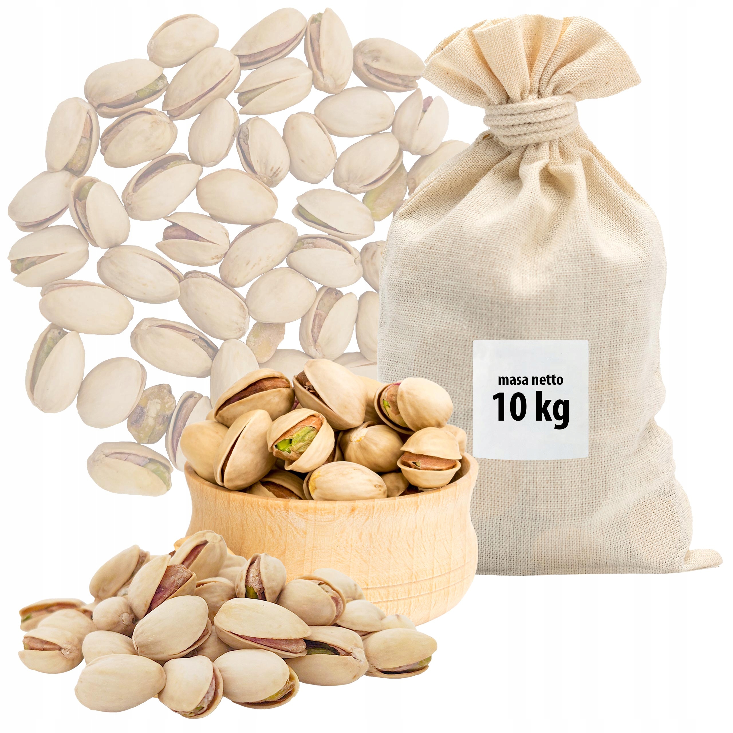 Levně Pistácie Pražené Solené Usa Premium 10KG Sáček Velkoobchod