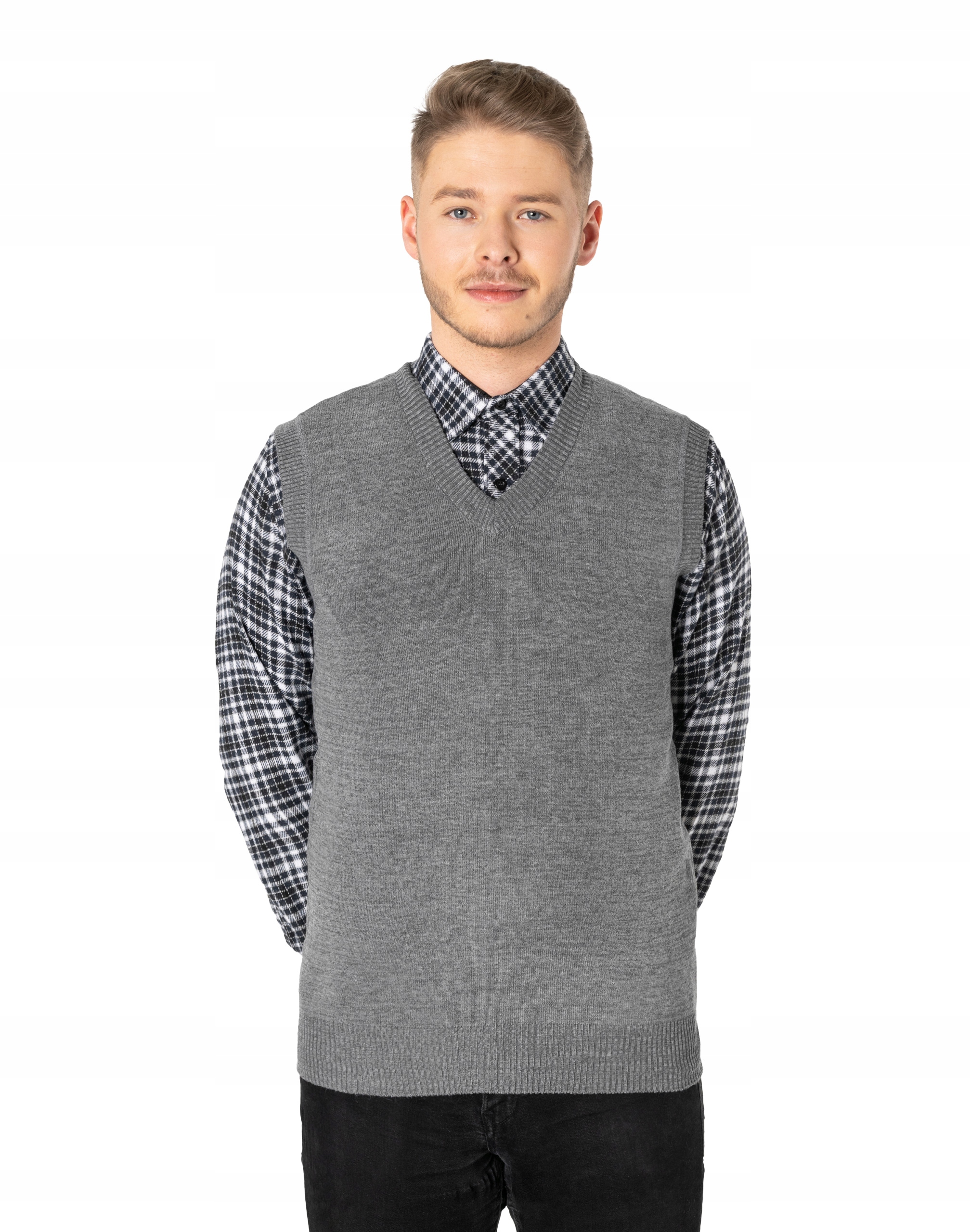 

Sweter Męski bez Rękawów Pulower Serdak 2900-3 3XL