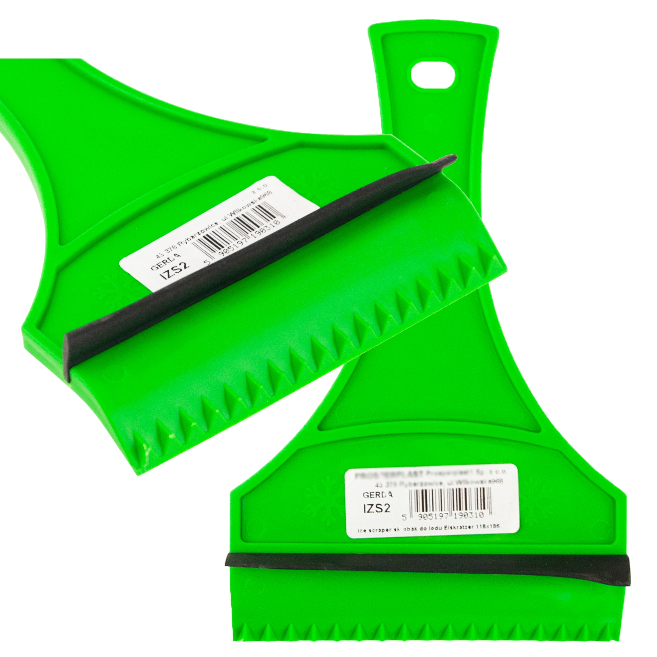 SKROBACZKA SAMOCHODOWA DO SZYB Z GUMKĄ SKROBAK