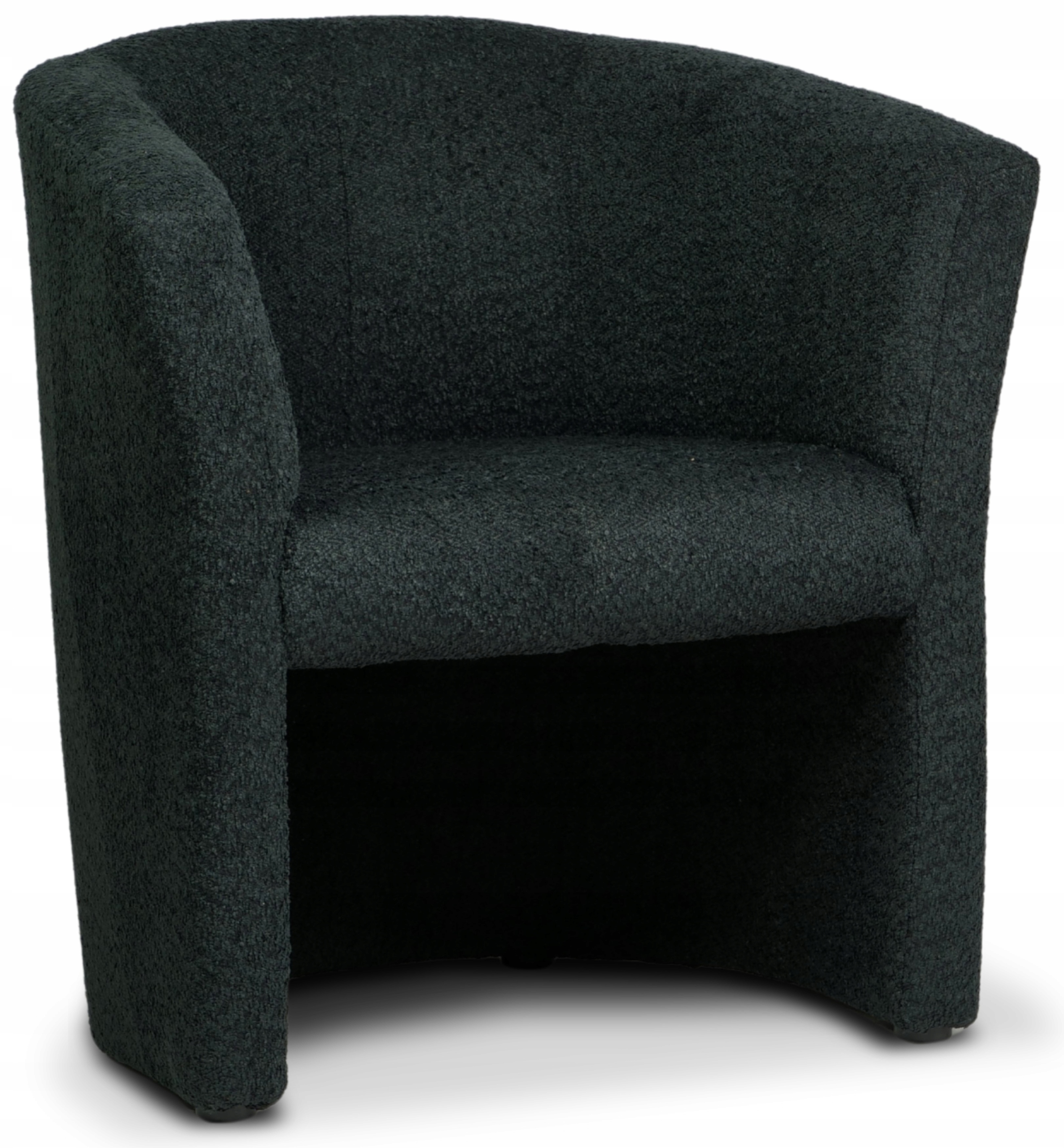 Křeslo do čekárny Kancelář kadeřníka Hotelu Salonu Cafe, černá tkanina