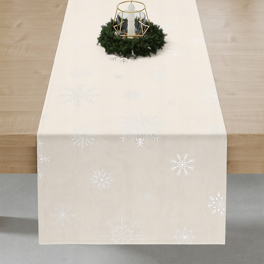 

Śnieżki Bieżnik świąteczny Velvet 40x160cm