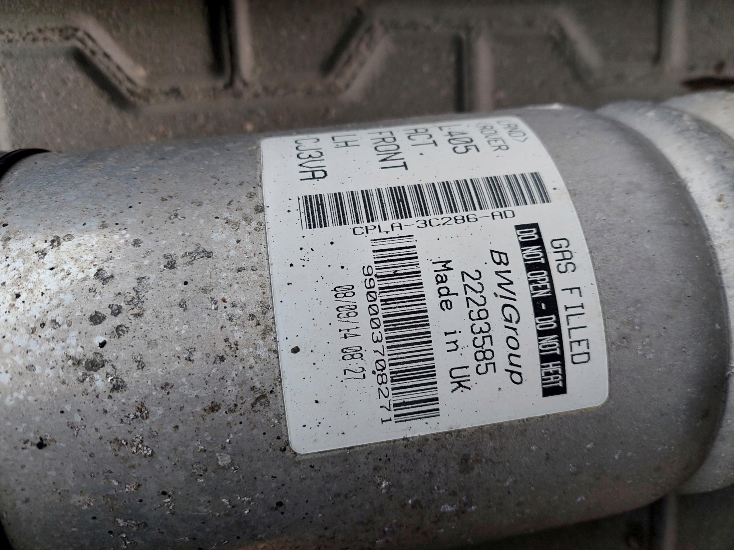 shock absorber MIECH front front right RANGE ROVER VOGUE L405 3.0 D