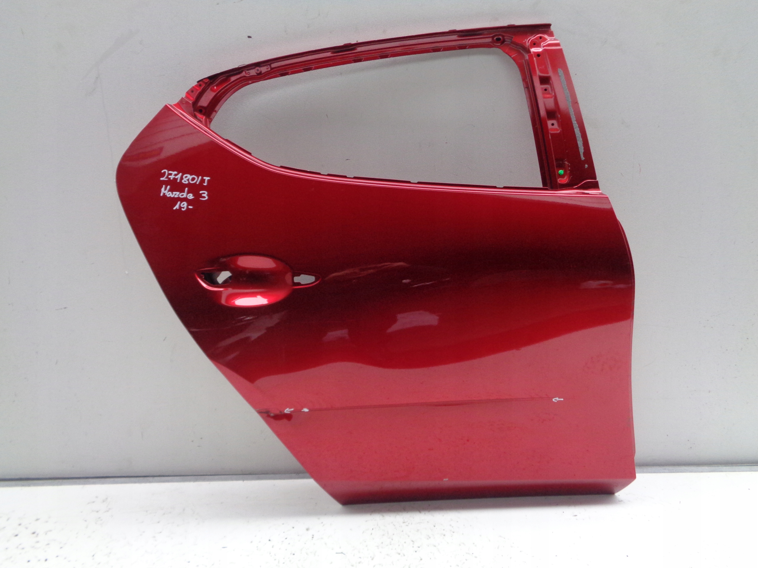door right rear. MAZDA 3 HB 19- NR 27180