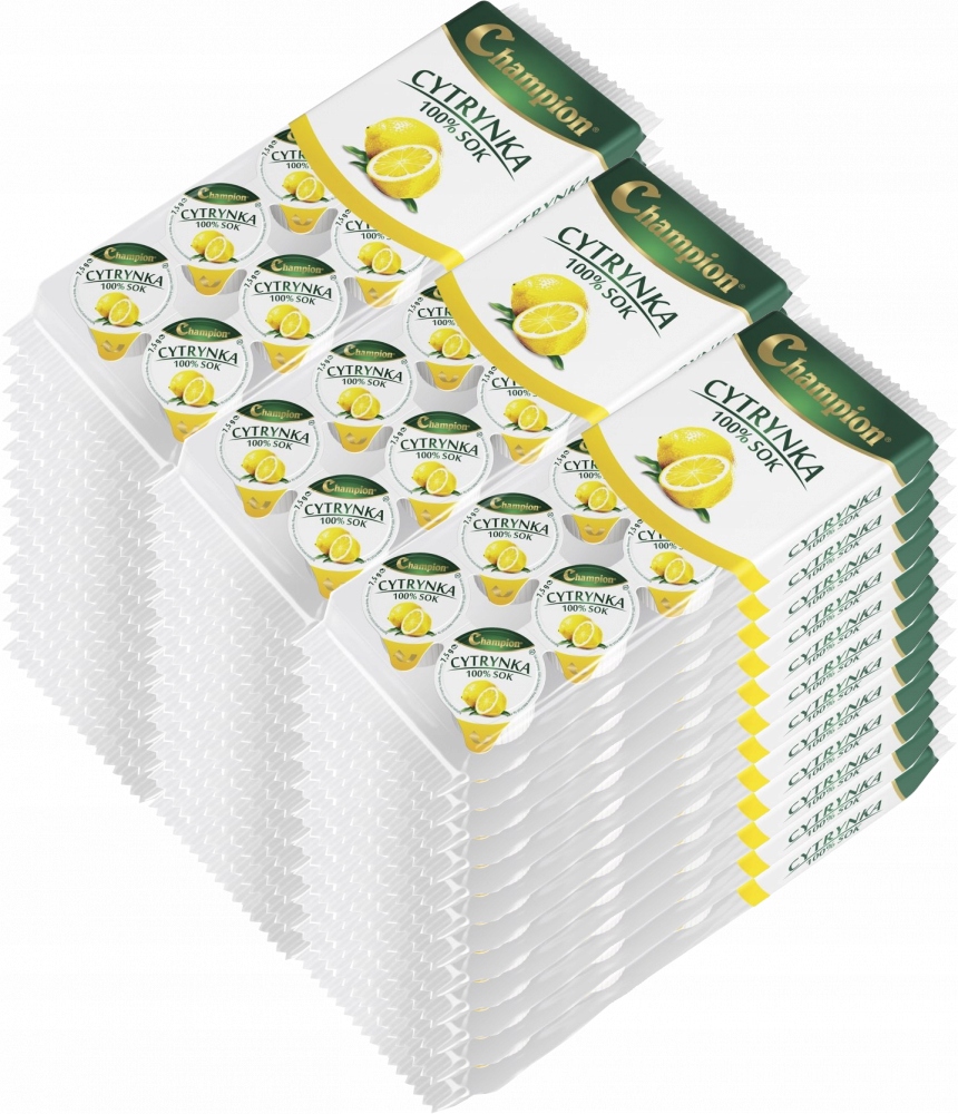 Sok cytrynowy 100% pasteryzowany 10 x 7,5g x36