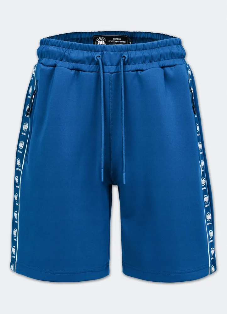 Pánské teplákové šortky Pitbull Oldschool Powers s kapsami na zip 3XL