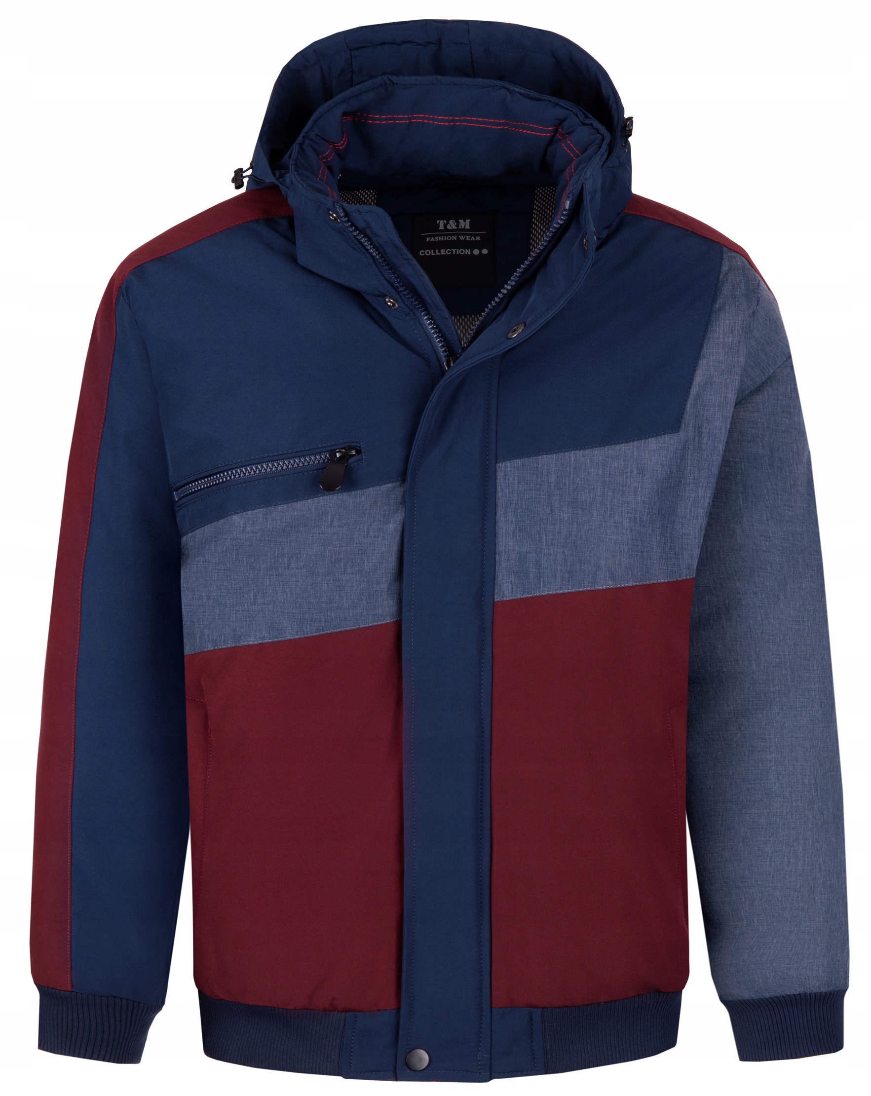 

Kurtka Męska Ocieplana Z Kapturem 3GSB XXXL