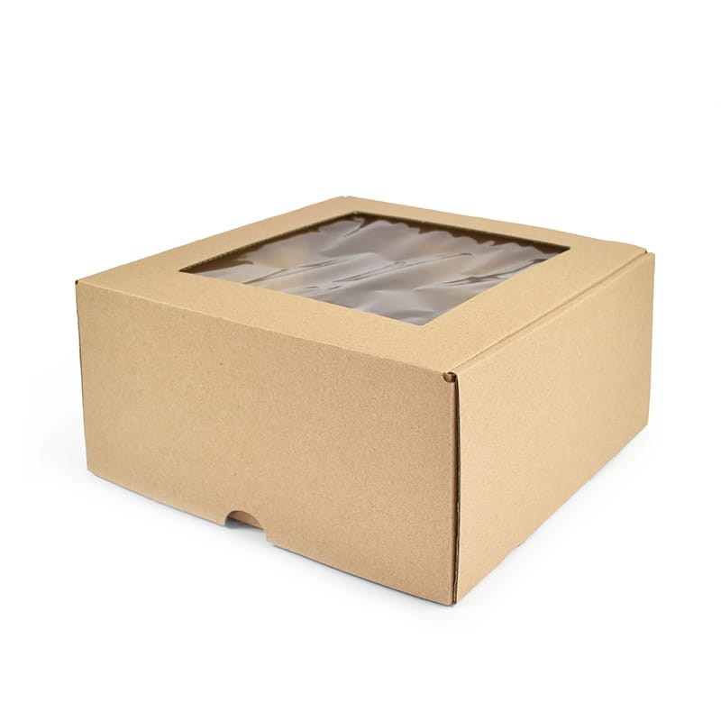 

Pudełko z klapką i okienkiem 20x20x10cm Premium