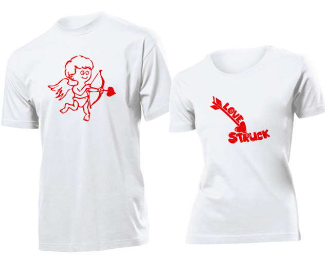 

Koszulki dla par Kupidyn Strzala Amora L