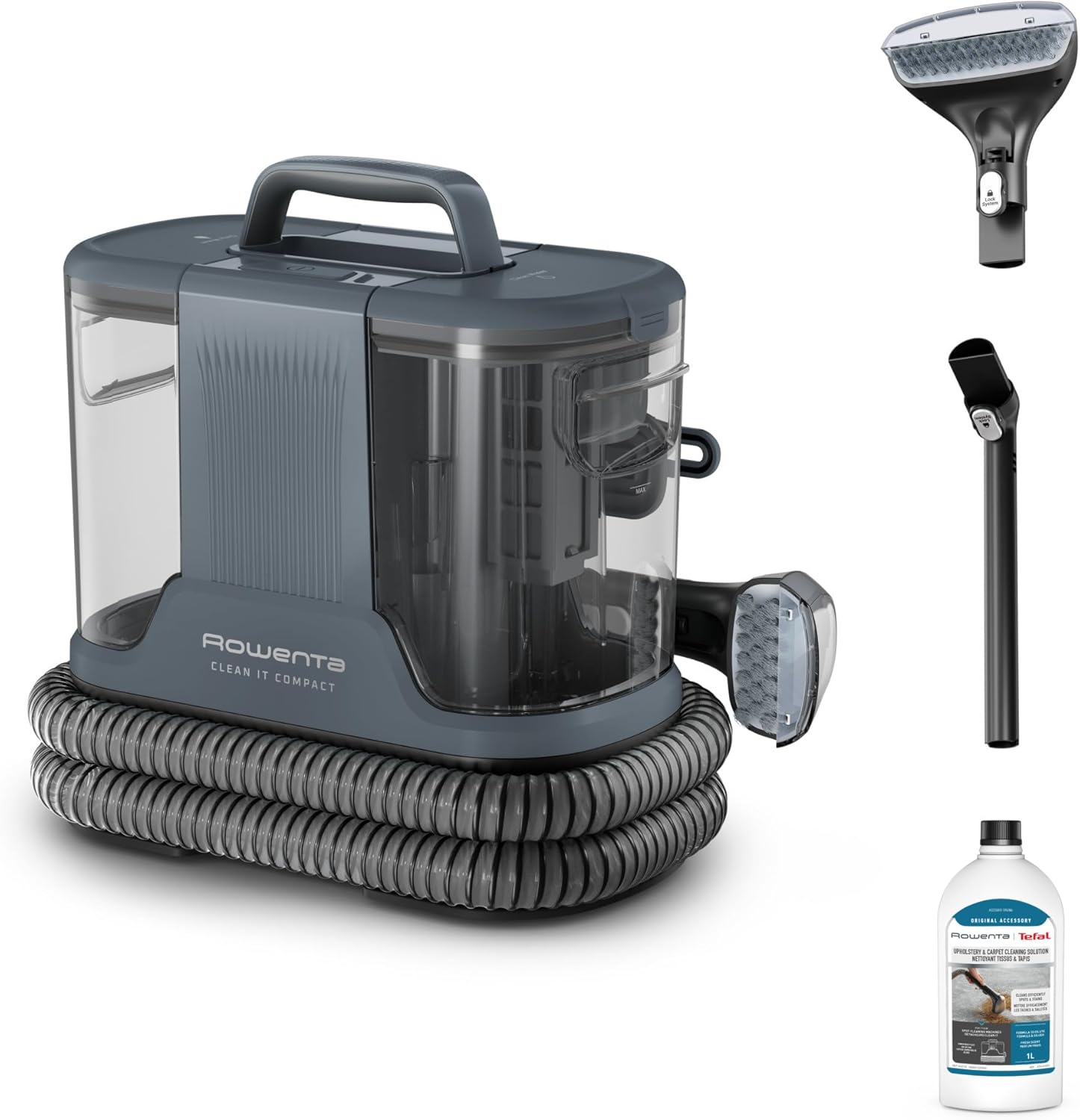 Rowenta Clean It Compact Odkurzacz piorący odplamiacz do Tapicerki Dywanów