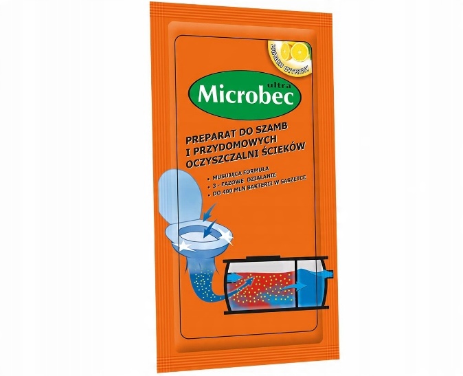 

Microbec aktywator do szamb w saszetce 25g x 10szt