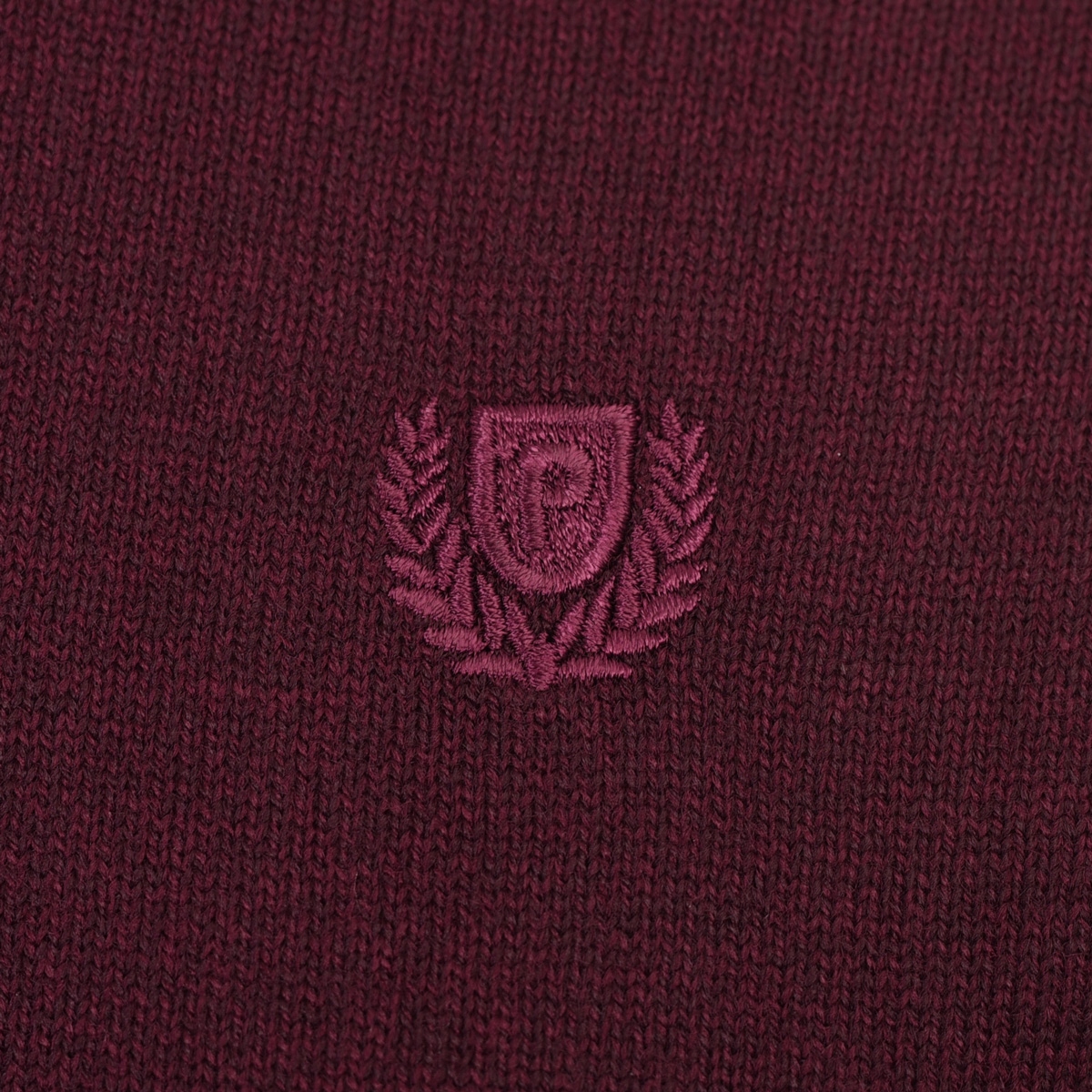 Sweter PÓŁGOLF męski elegancki gładki BORDOWY L Marka Pako Jeans