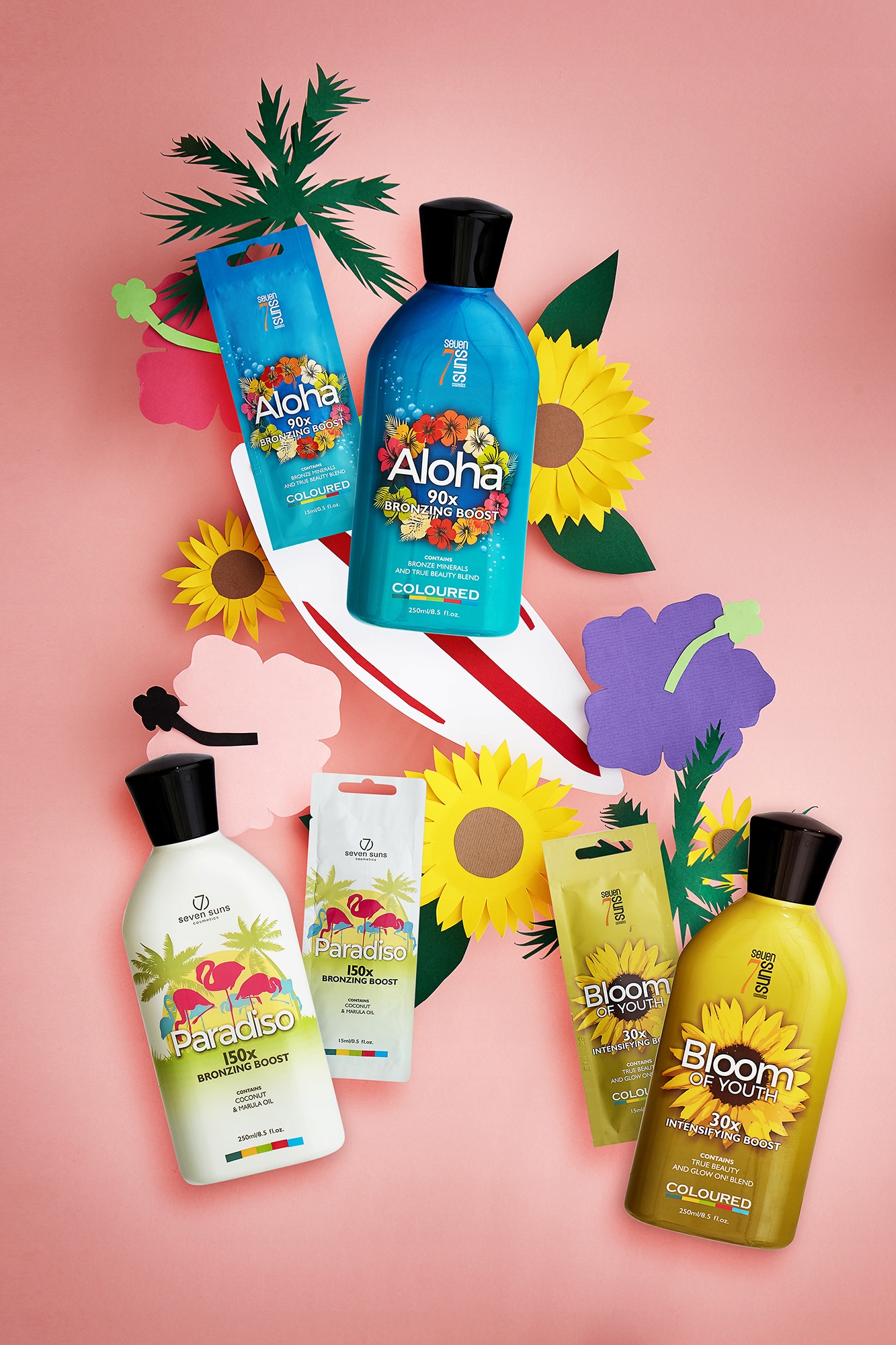 7suns Paradiso biały bronzer 10 x 15 ml Pojemność 15 ml