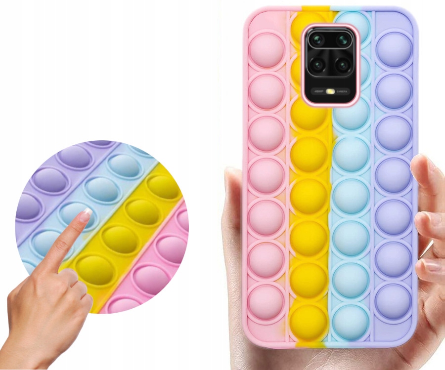 

Etui Bubble Pop It Do Redmi Note 9S 9 Pro 2x Szkło