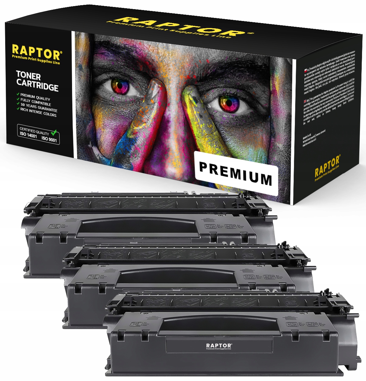 3x Toner pro hp Q7553X Q5949X 1320N P2015DN M2727