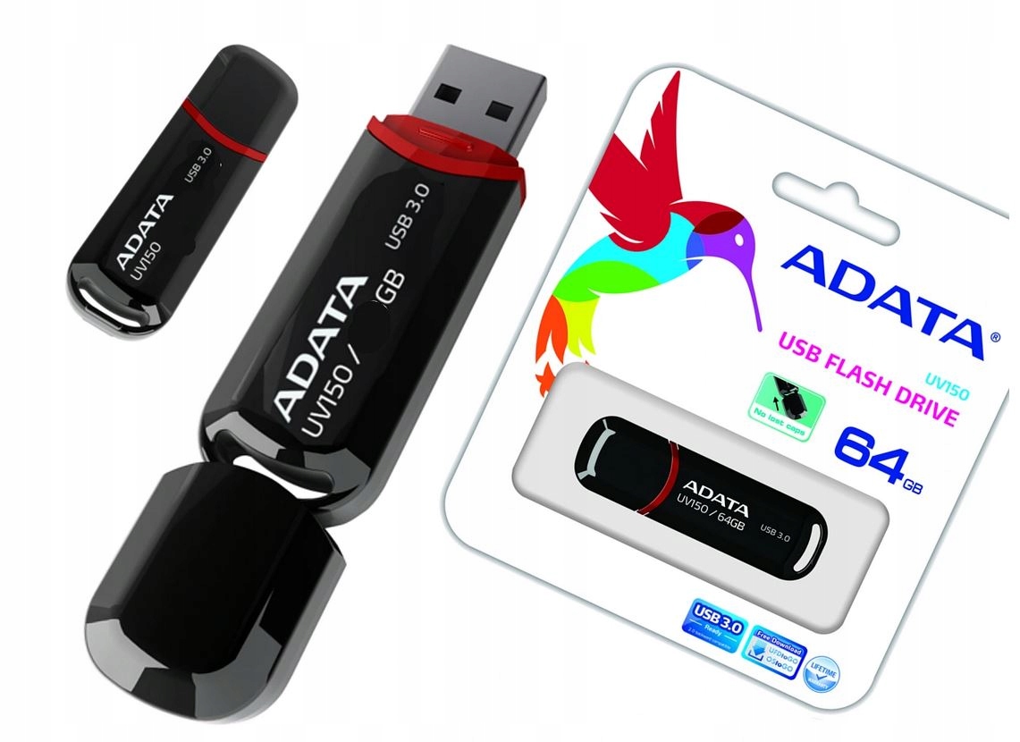 

Adata Pendrive Usb 3.0 64 Gb Pamięci UV150 90Mb/s!