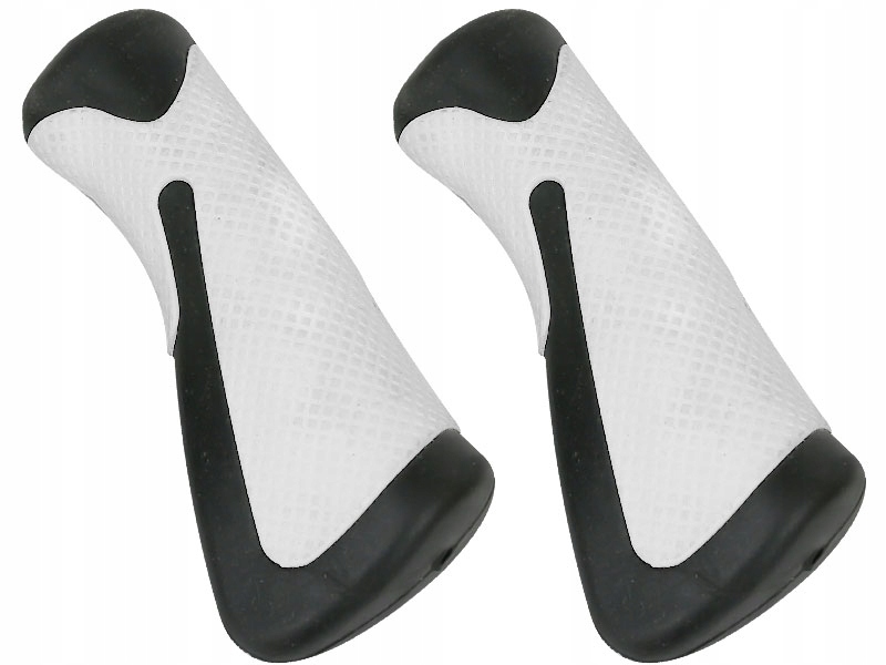 

Chwyty rowerowe biało-czarne gripy gumowe