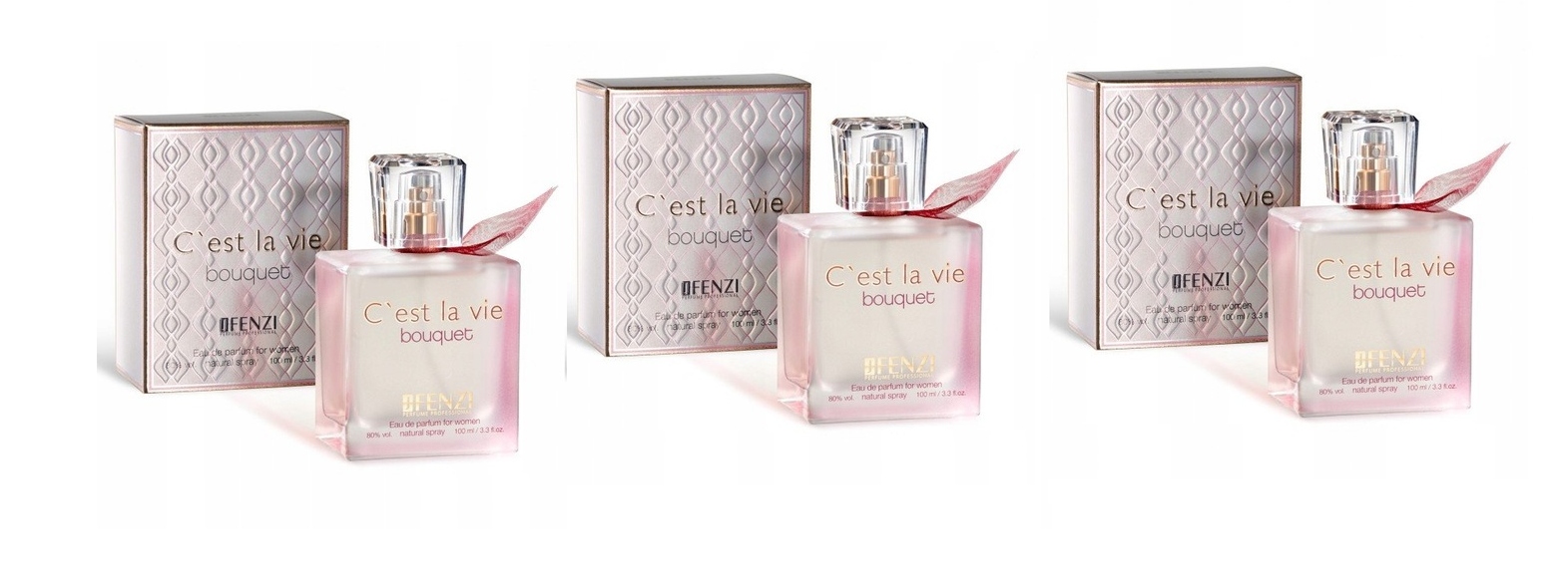 Jfenzi C'est La Vie Kytice 3x100ml Edp Ženy