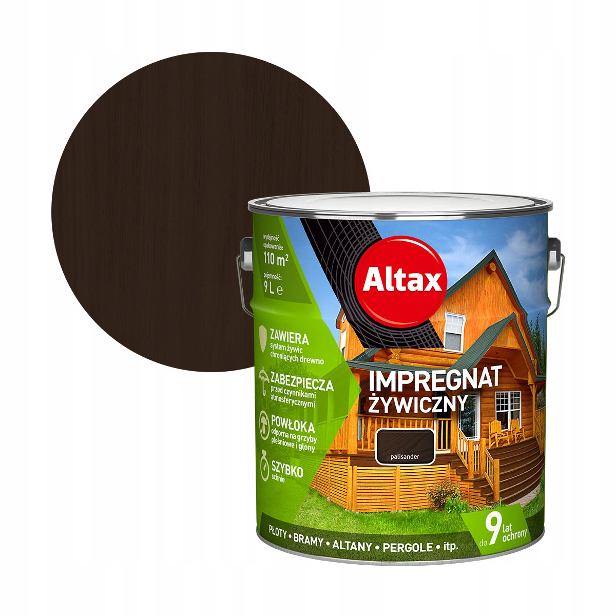 

Altax Impregnat Żywiczny 9L Palisander