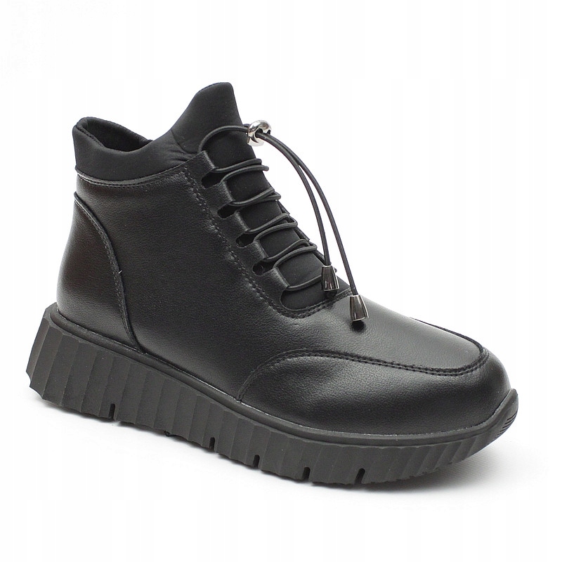 Sokolski Z24-353 Černé Kotníkové Boty Kožené Boty vel. 38