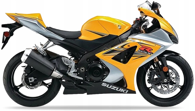 Samolepky Na Motocykl Juula Pro Suzuki Gsx-r 1000 2007 Žluté Ymf Černé 019