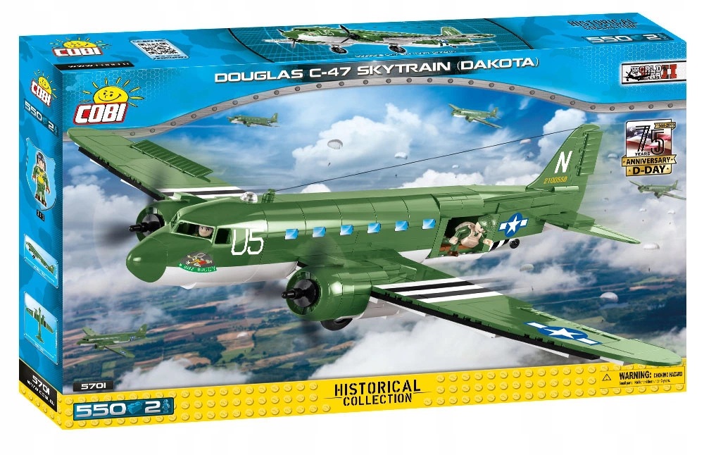 

Cobi 5701 Douglas C-47 Skytrain Dakota Historical