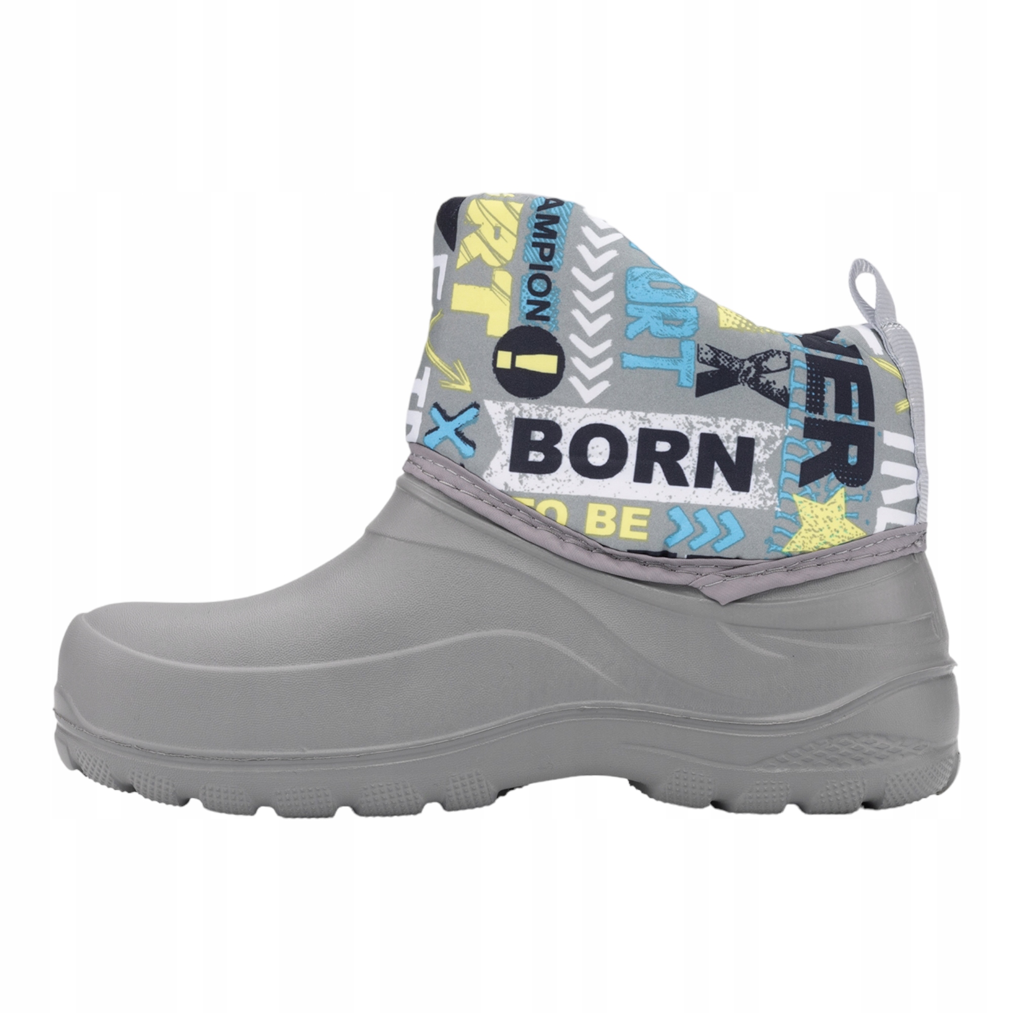 BUTY DZIECIĘCE OCIEPLANE KALOSZE ŚNIEGOWCE 35/36 082 SAINT GRAY DZIECIĘCY K Płeć unisex