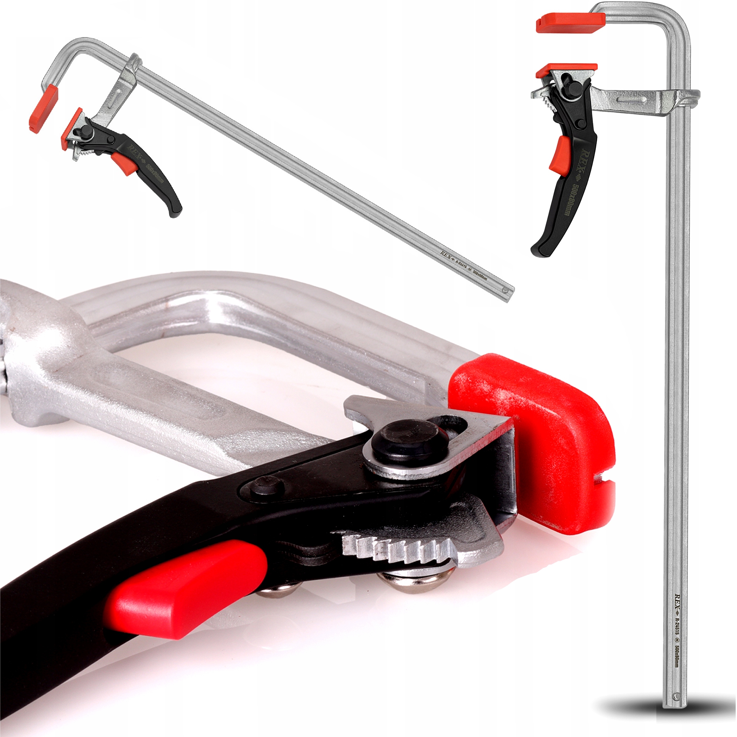 Zámková Truhlářská Svěrka 500 x 80 mm Západka Kovaná