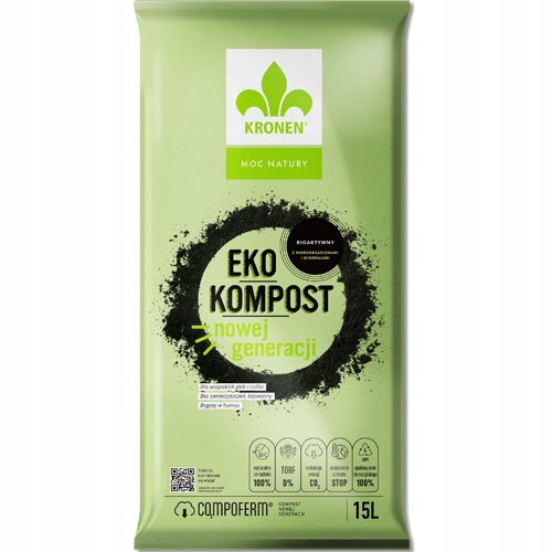

Kronen Podłoże Bioaktywny Kompost Compoferum 15L