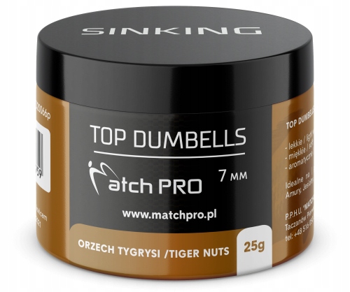 MatchPRO PRZYNĘTA TOP DUMBELLS DO METODY TIGER NUTS 7mm 25g 979234