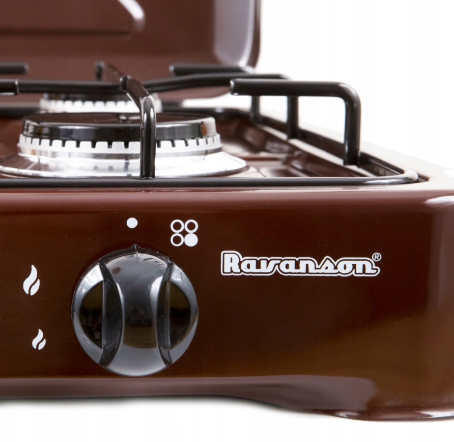 Kuchenka gazowa nastawna 3-palnikowa Ravanson K-03BR (brązowy) Marka Ravanson