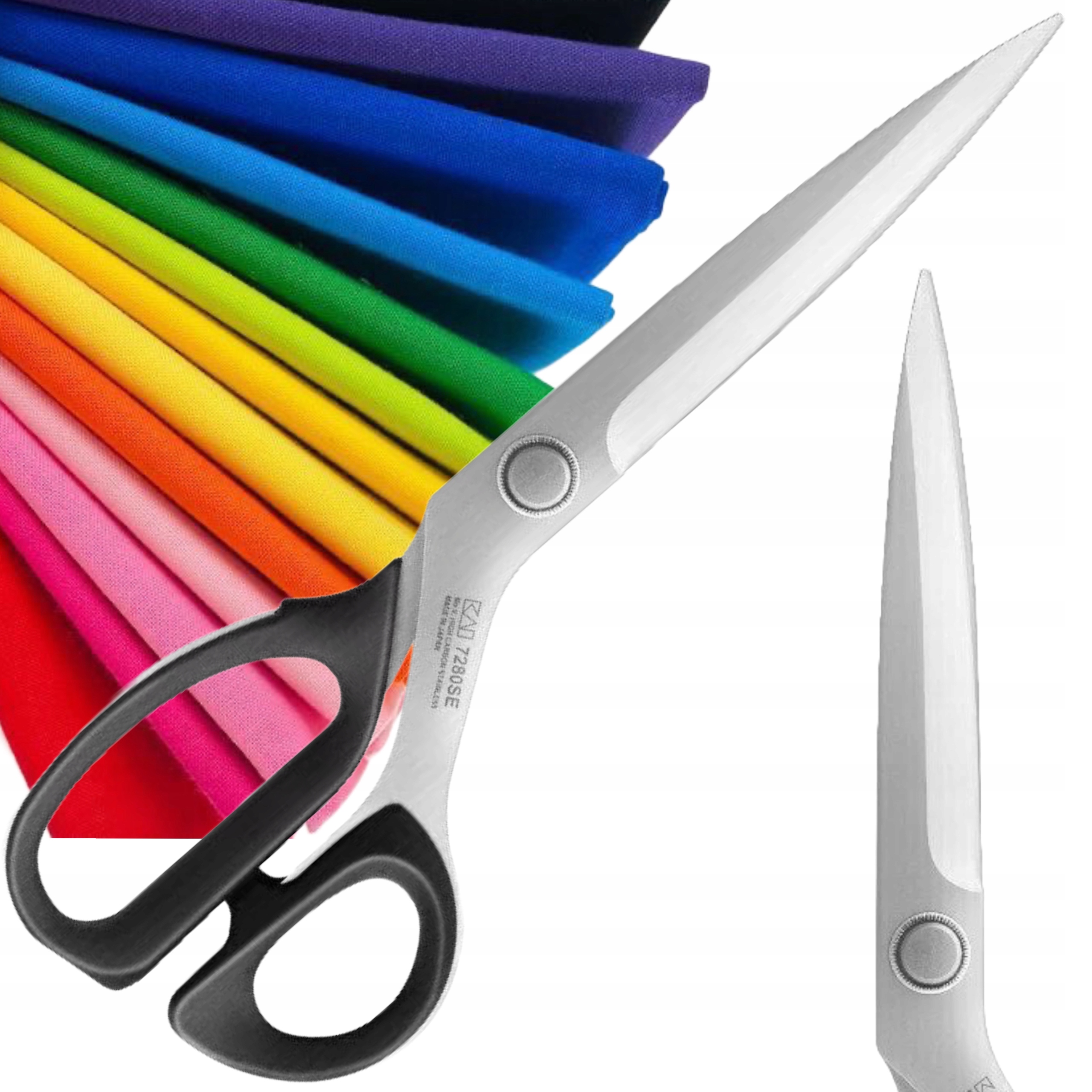 Krajčírske Nožnice Kai Japonské Ostré Micro Zúbky 28 CM 7280SE Prémiový