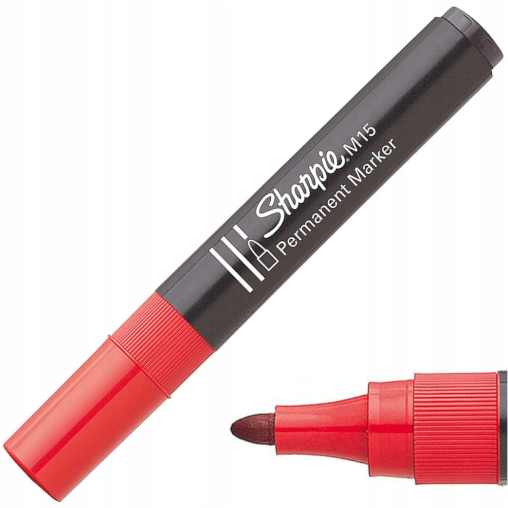 

Sharpie Marker permanentny M15 Gruby 2mm Czerwony