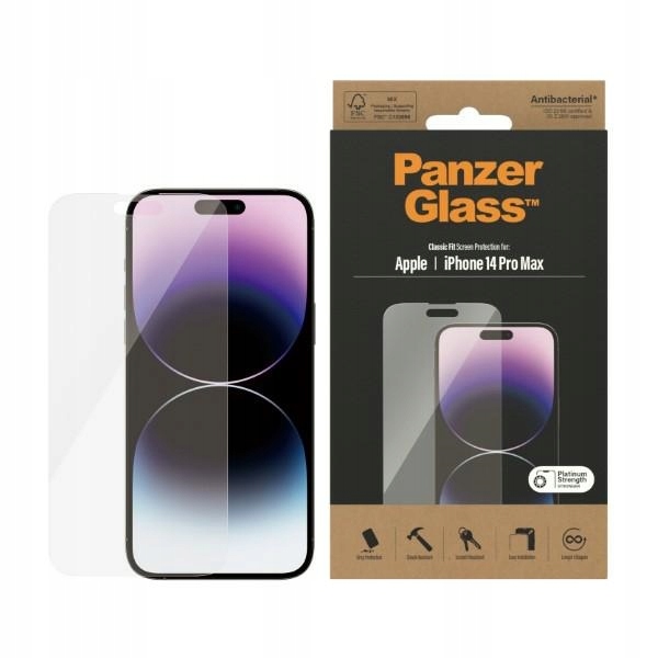 Tvrzené Sklo Pro Iphone 14 Pro Max 6,7" Panzerglass Classic Fit