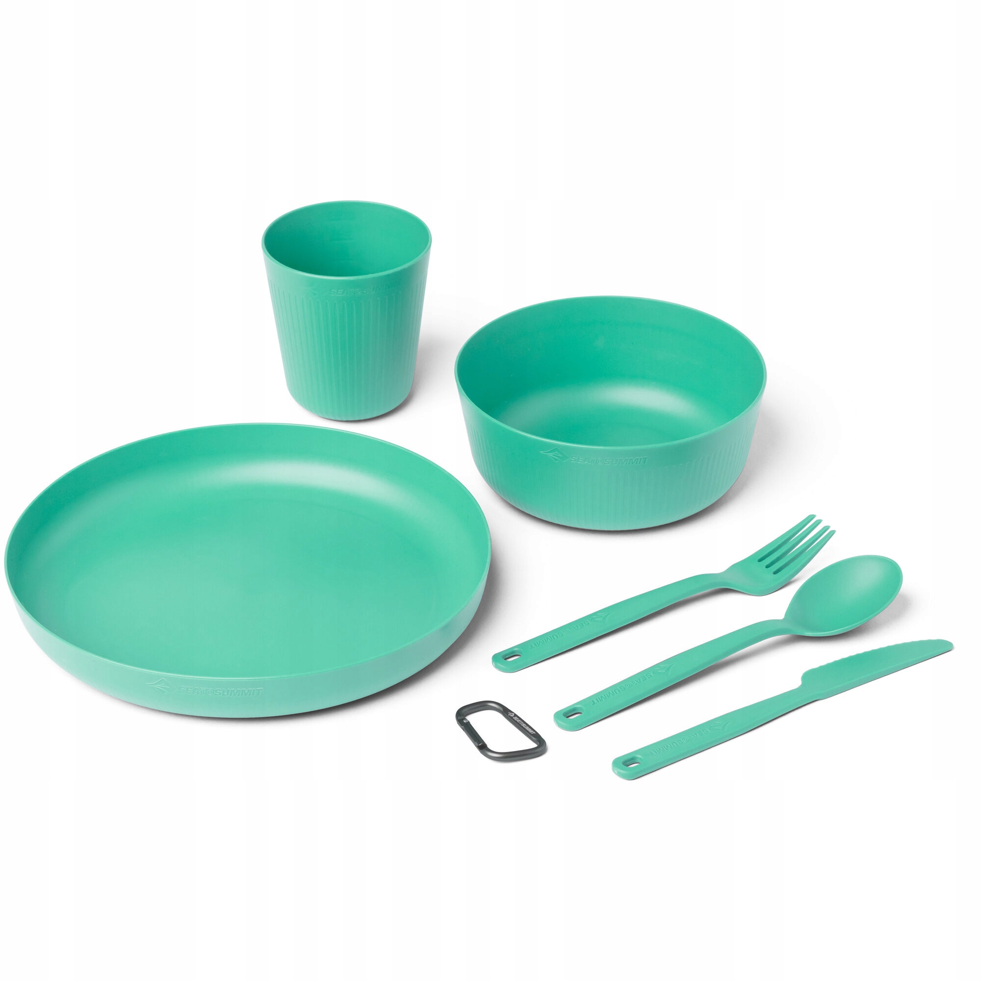 Zestaw naczyń Sea to Summit Camp 6 elementów mint green