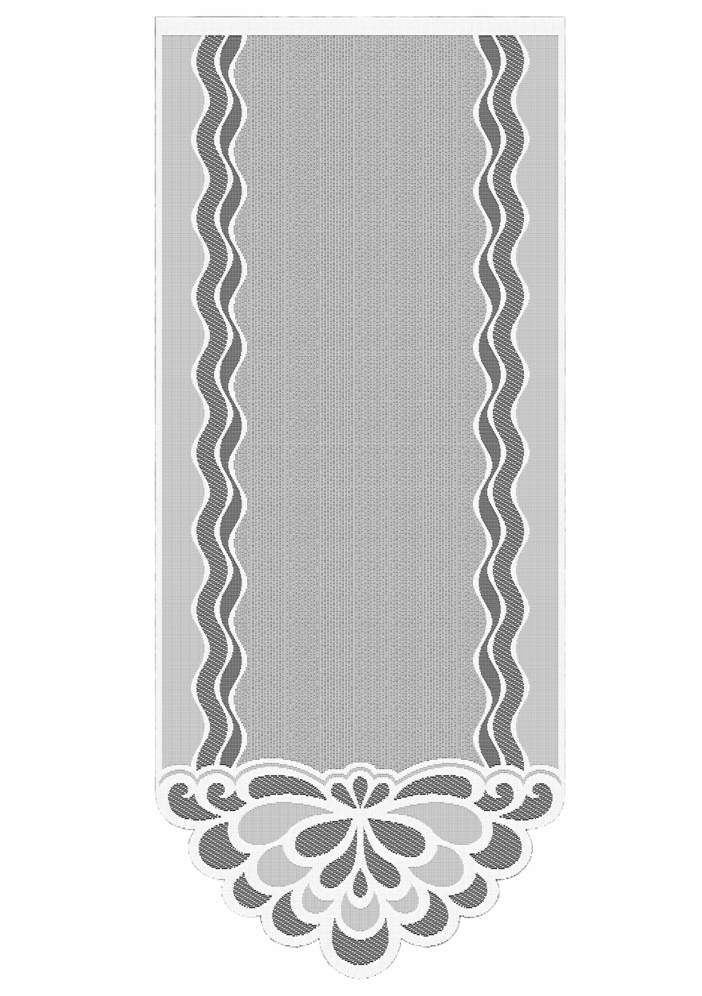 

Panel Ażur Firana Gotowa Żakardowa 90x230 Awit