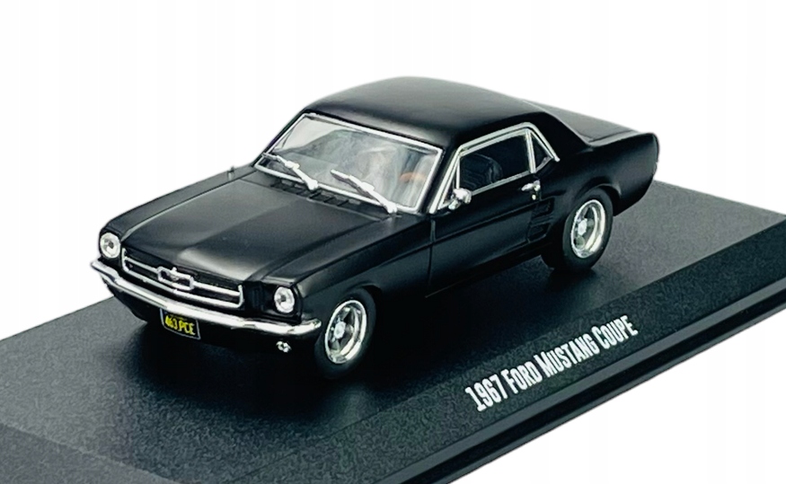 Greenlight Creed 1967 Ford Mustang Kupé Černá 1:43 Rocky Kovový Model