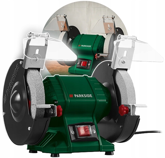 Parkside Szlifierka Podwójna Pdos 200 C2, 200 W z Ściernicami