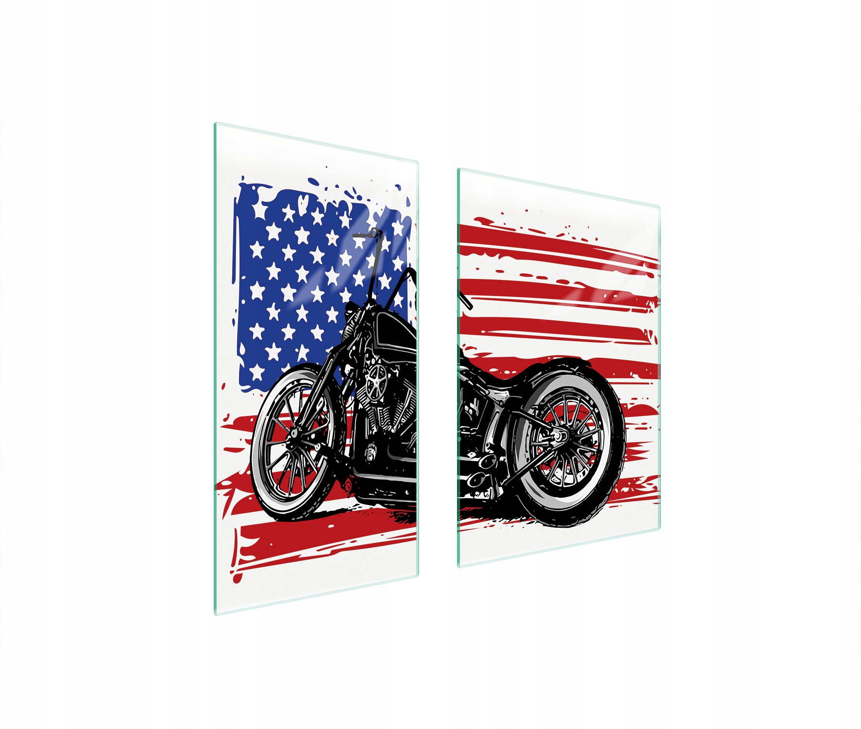 Skleněná Ochranná Deska 75x52 Motocykl Tvrzené Sklo