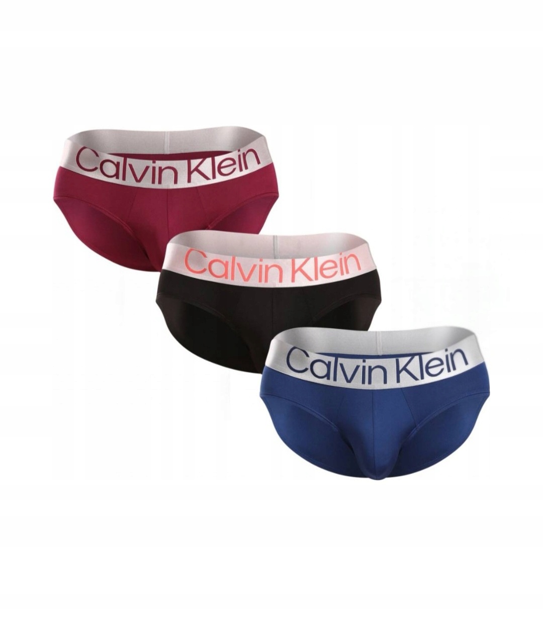 Calvin Klein Slipy Reconsidered Steel 3-Pack Velikost S