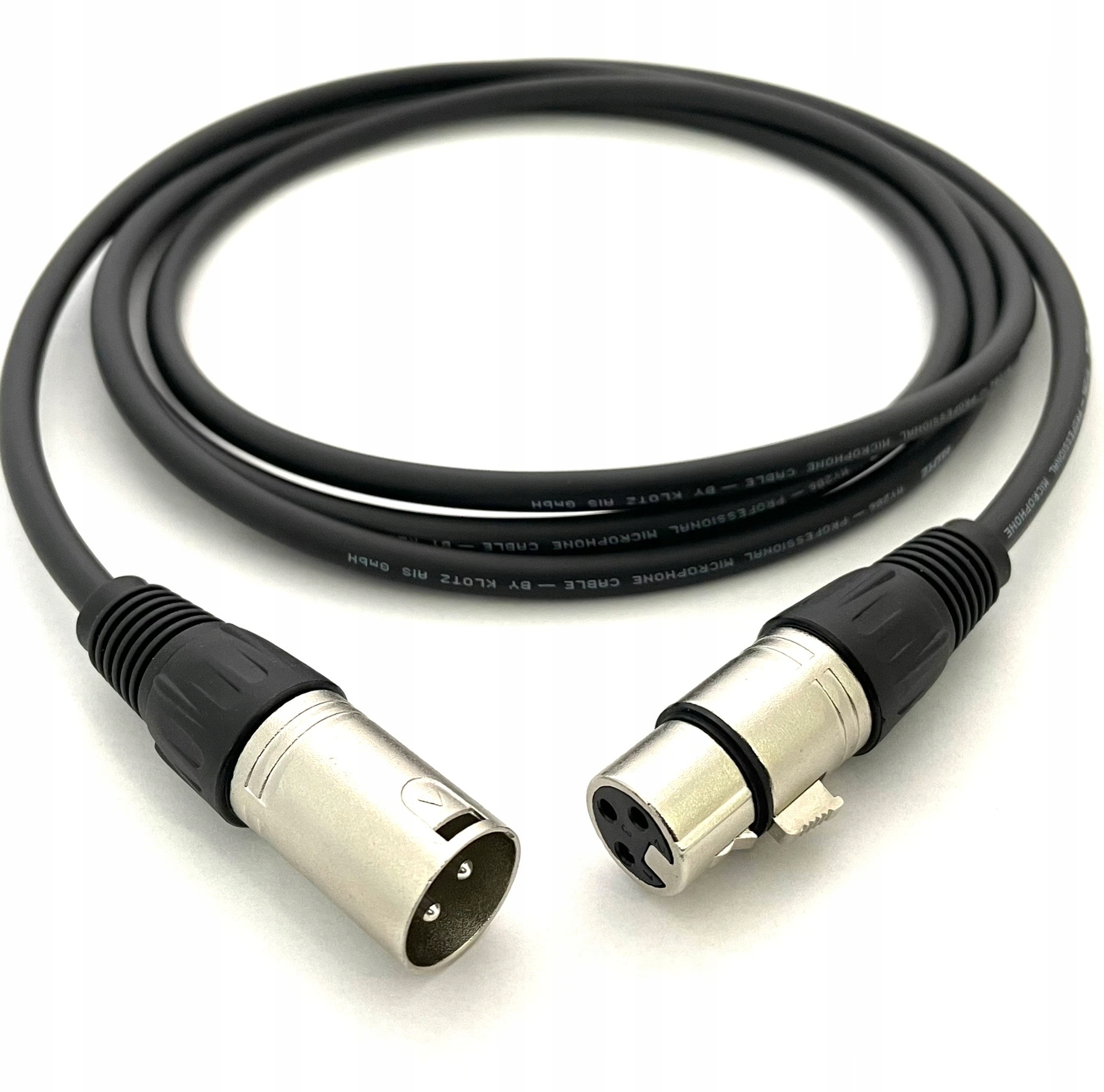 

Kabel przewód mikrofonowy Xlr Xlr 5m czarny