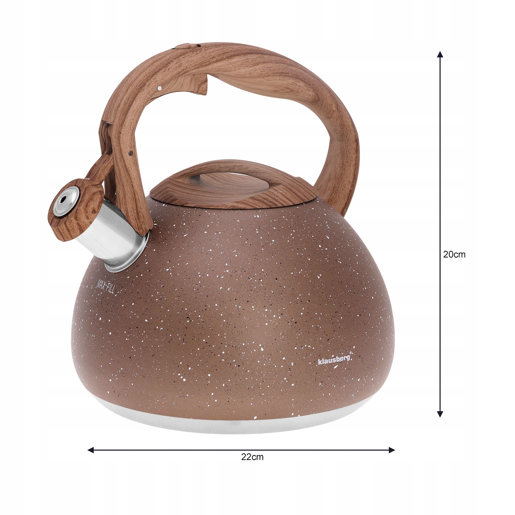 CZAJNIK STALOWY 2.8L KLAUSBERG KB-7510 Pojemność 2.8 l