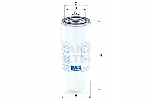 FILTR OLEJU AGRO MANN-FILTER Marka Mann-Filter