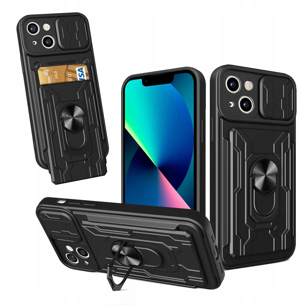 

Etui Obudowa Do Iphone 14 Stand Ring Slide Alogy