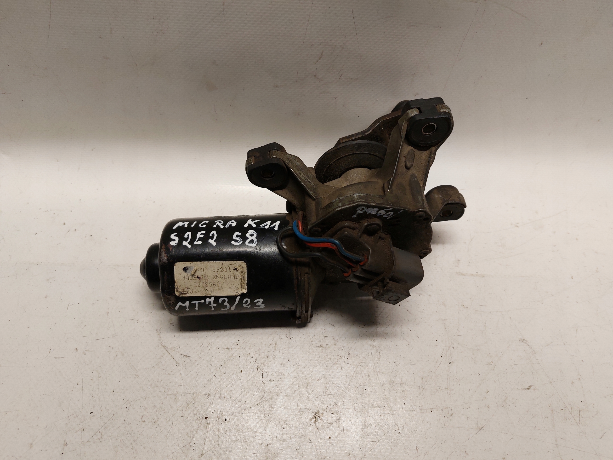 mini motor of wipers front NISSAN MICRA K11