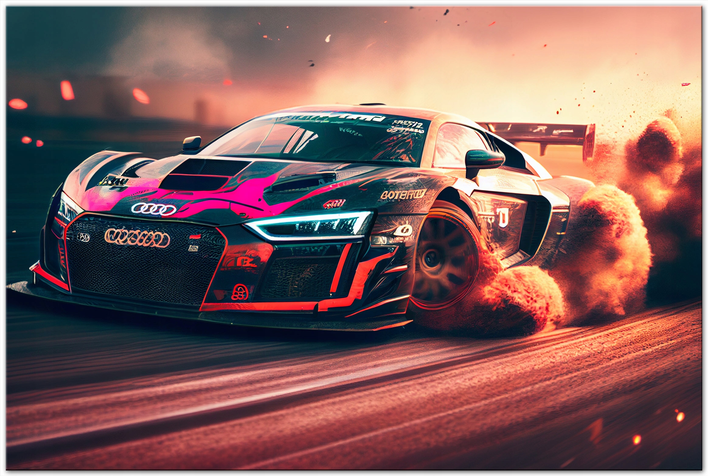 Obraz na płótnie Auto Audi R8 Samochód sportowy