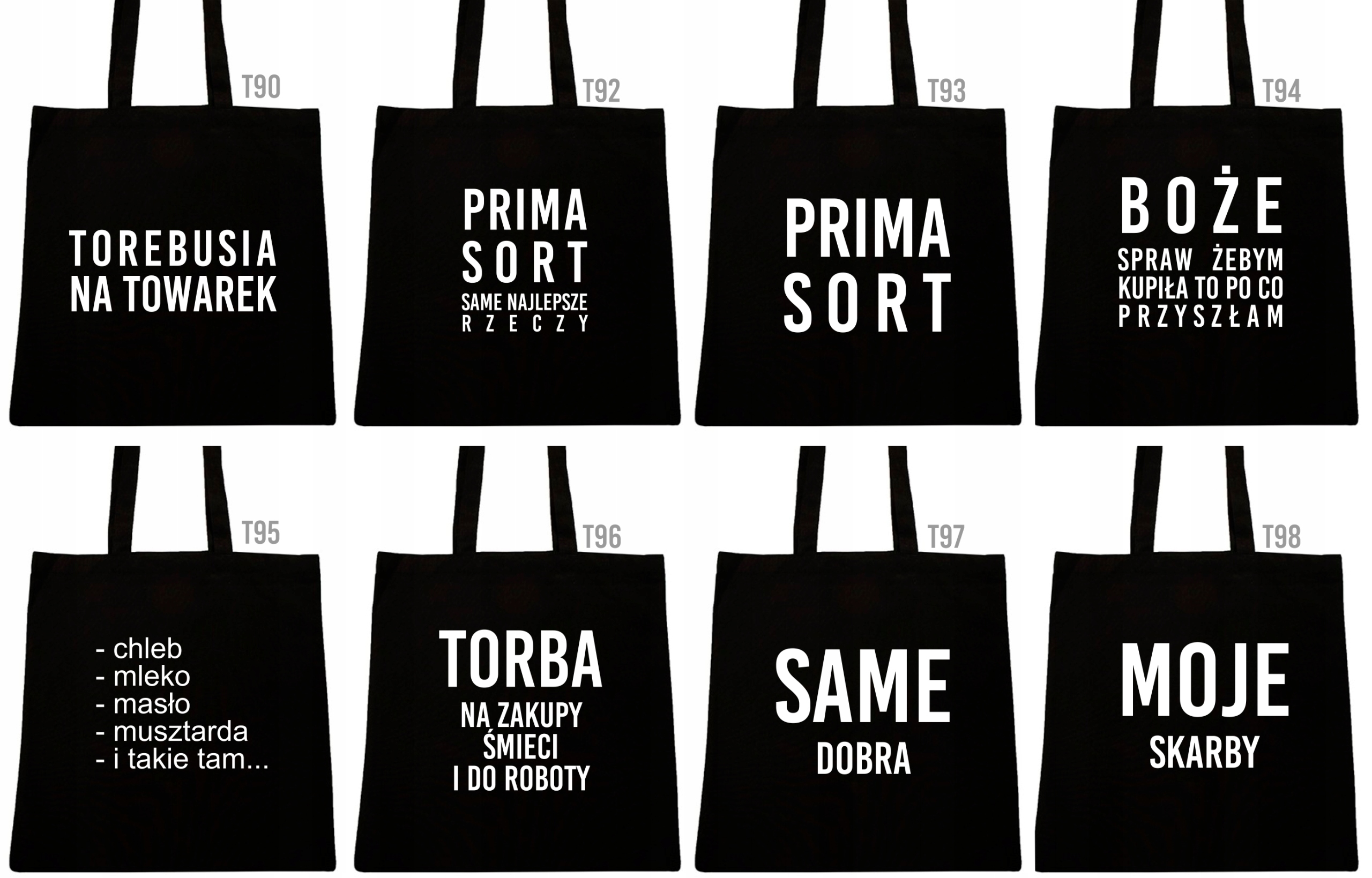 PAKUJ SIĘ ! TORBA Z NAPISEM NADRUK WZÓR T102 Marka inna