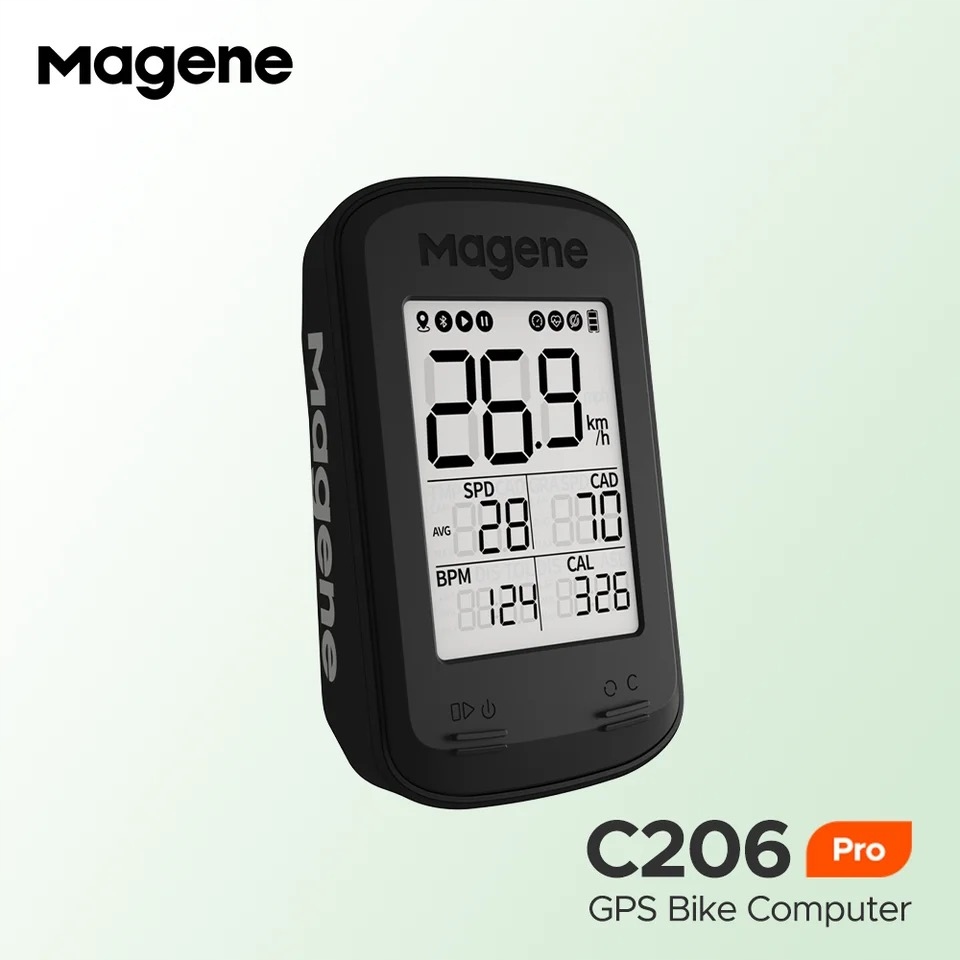Licznik rowerowy Magene C206 Pro lekki profesjonalny z GPS Bluetooth Ant+ Model C206 PRO