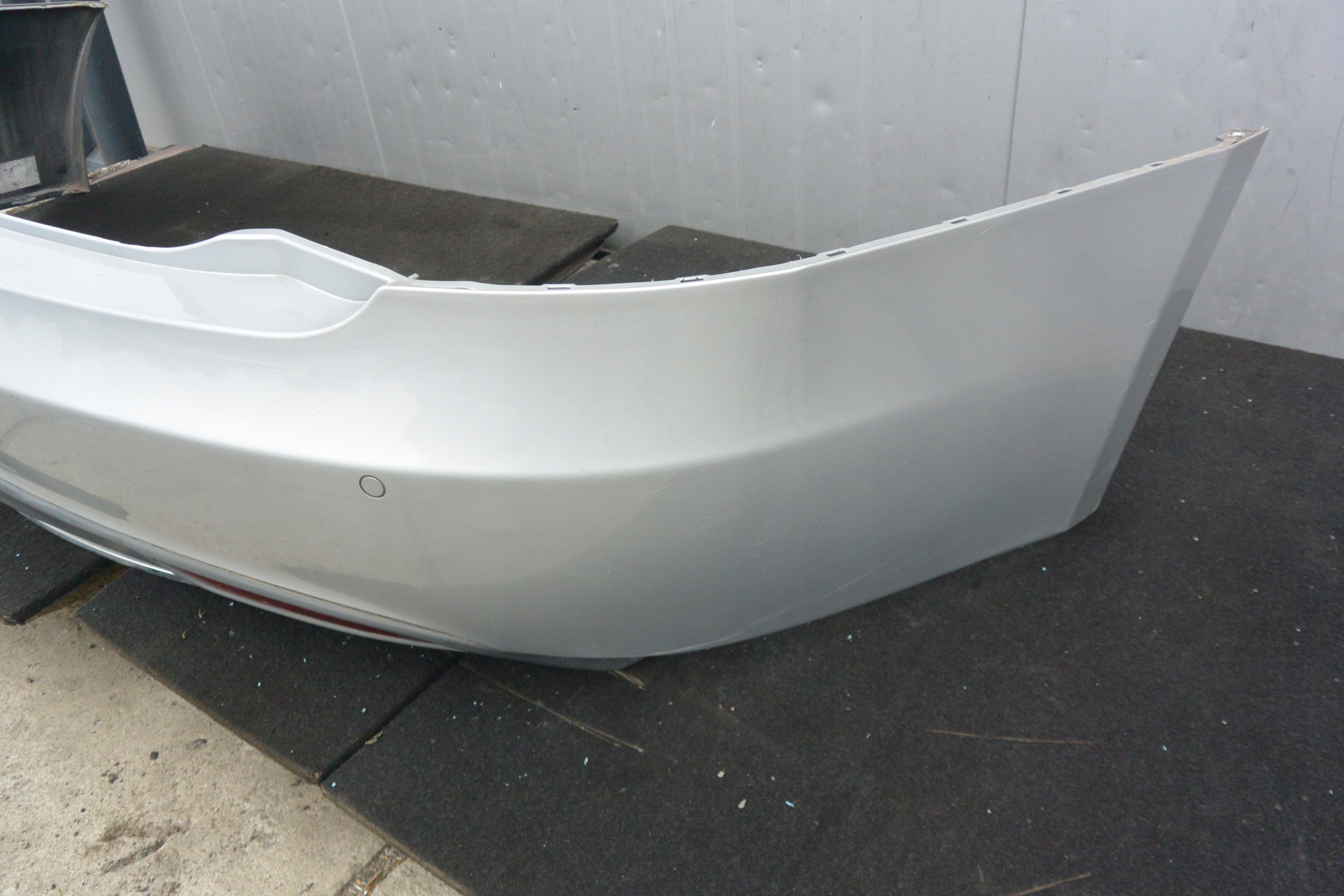 TESLA MODEL S 2013-2016 bumper rear part KPL 4X PDC SPOILER ODBLASKI